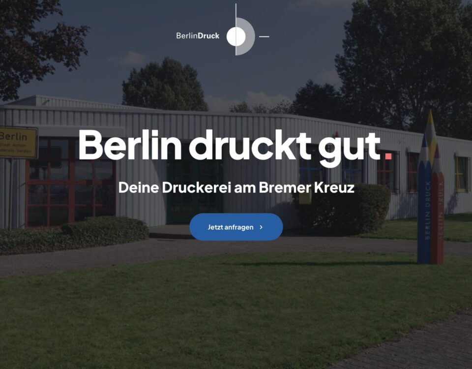Website Screenshot BerlinDruck